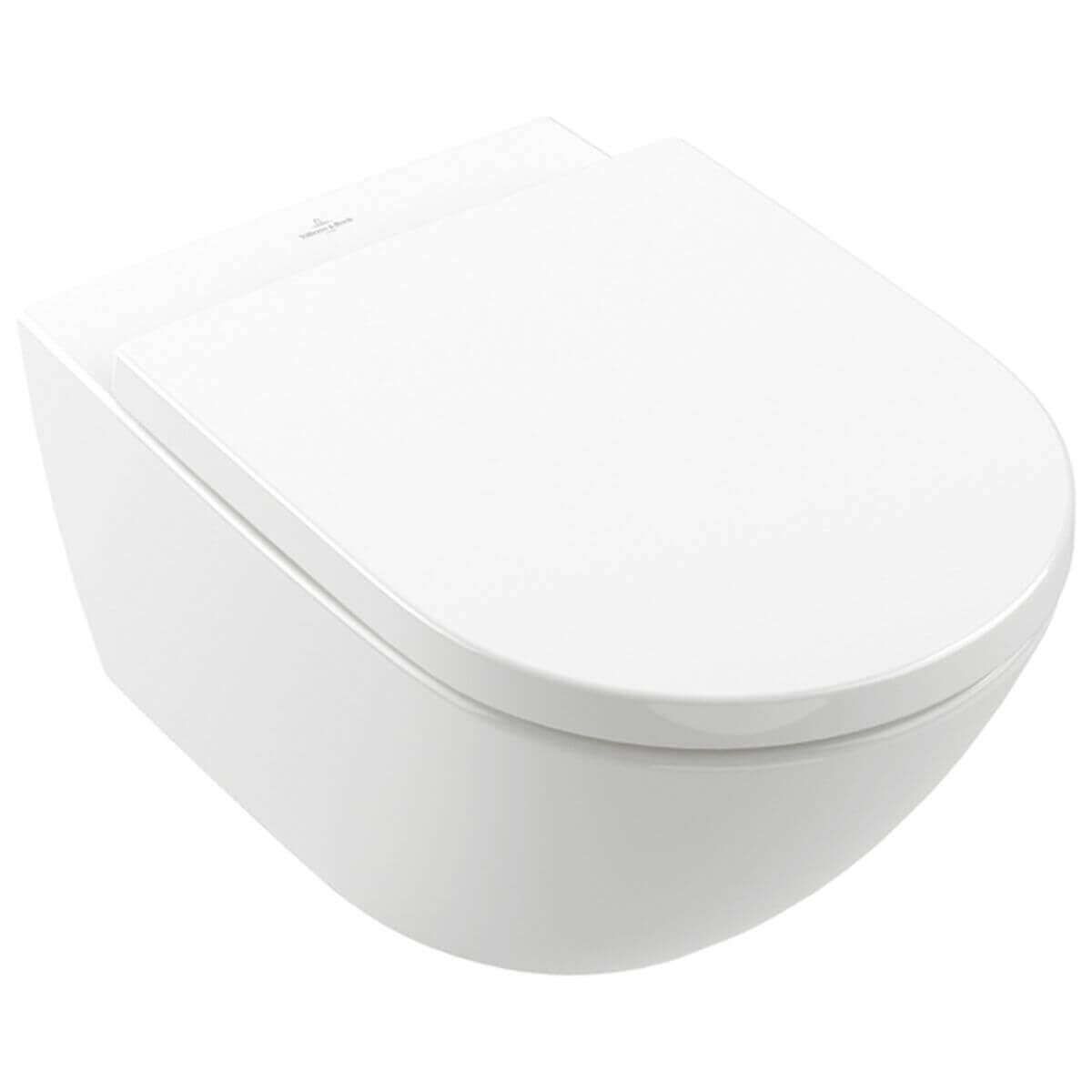 Villeroy & Boch Wand-WC Subway 3.0 TwistFlush Combi-Pack mit WC-Sitz weiß