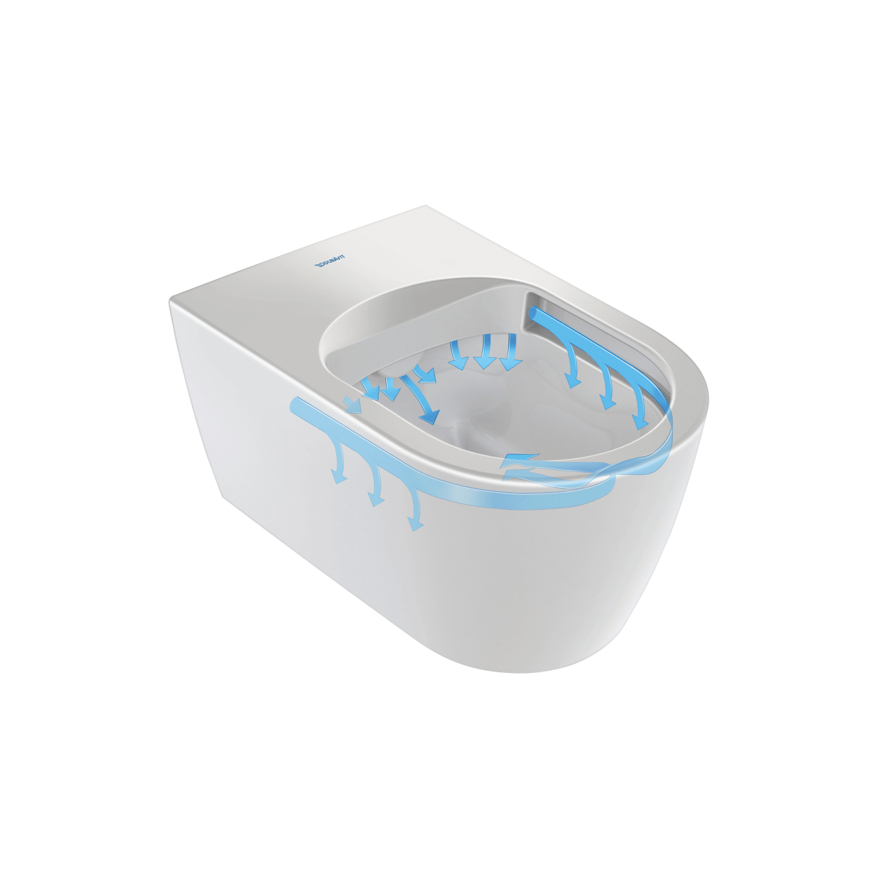 Duravit Wand-WC Starck Lite Compact 37,8x57,5 cm Rimless für SensoWash