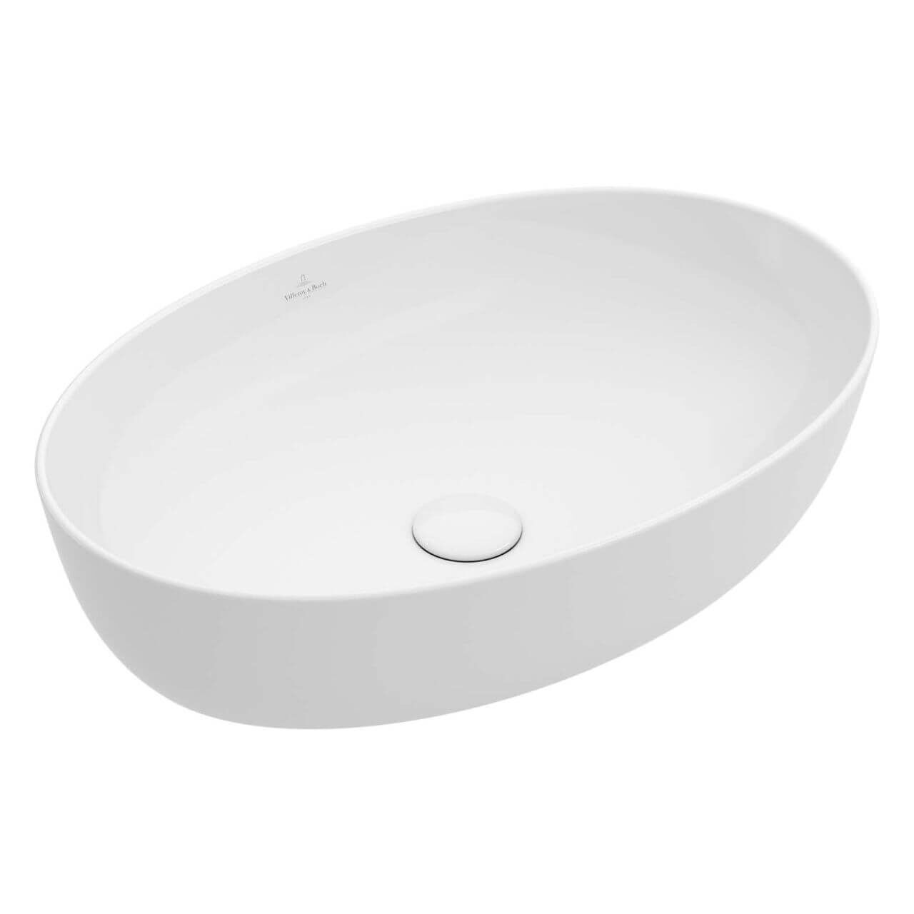 Villeroy & Boch Aufsatzwaschtisch Artis 61x41 cm Oval Weiß (41986101)