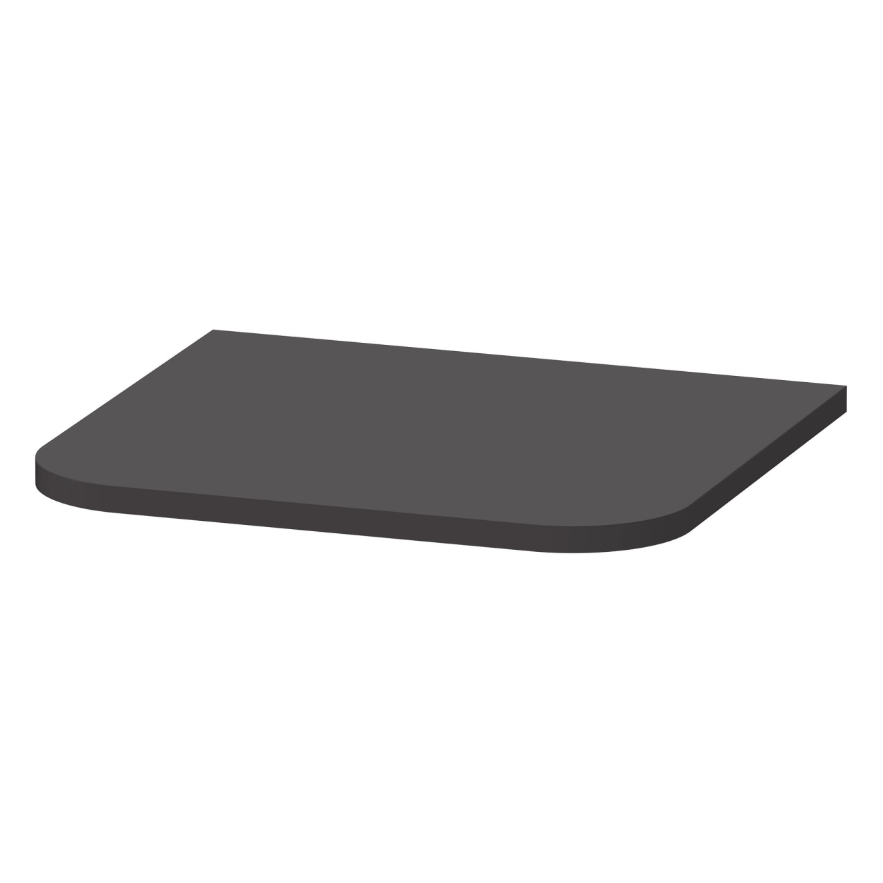 Duravit Abdeckplatte Happy D.2 Plus Graphit 40,3x36,4 cm