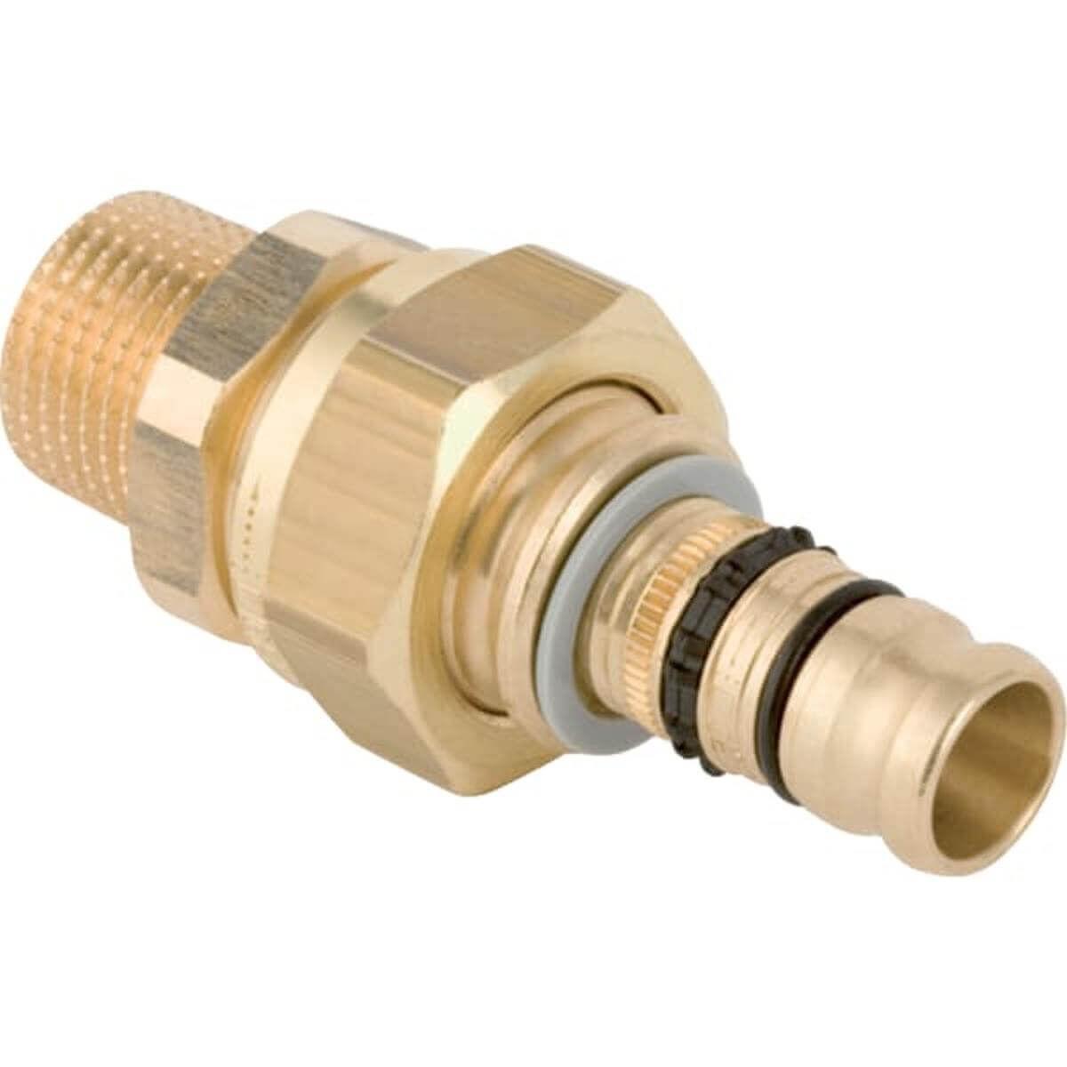 Geberit Übergangsverschraubung Mepla Ø 26 mm x R 3/4 mit AG Rotguss