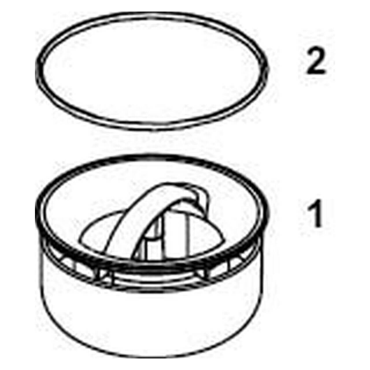 Tece Bodenablaufset Tecedrainpoint S DN 50 waagerecht, superflach (3601100)