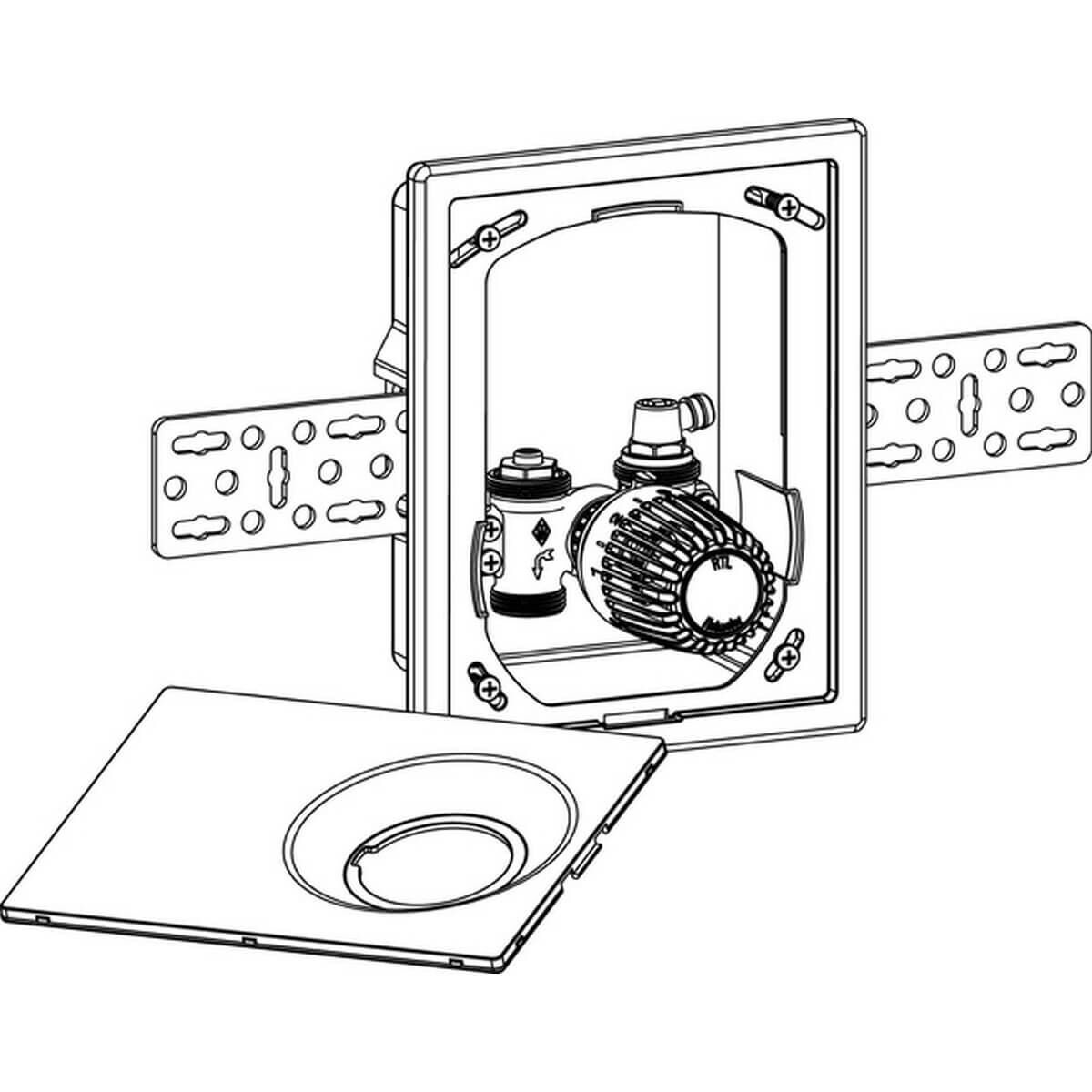Heimeier Einzelraumregelung Multibox RTL UP