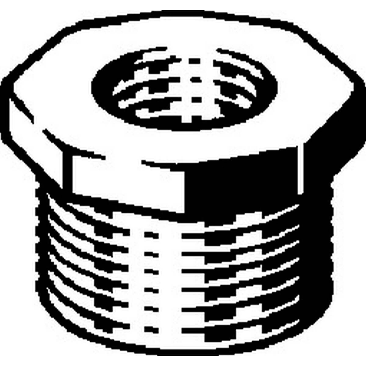 Viega Reduzierstück 3241 R 3/8 x Rp 1/8 Rotguss