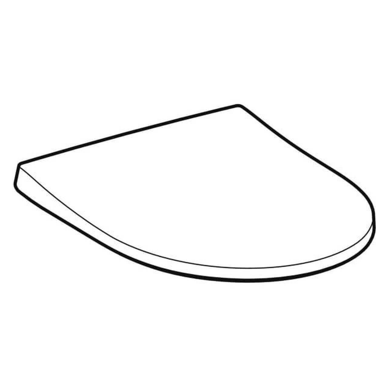 Geberit WC-Sitz iCon schlankes Design Absenkautomatik