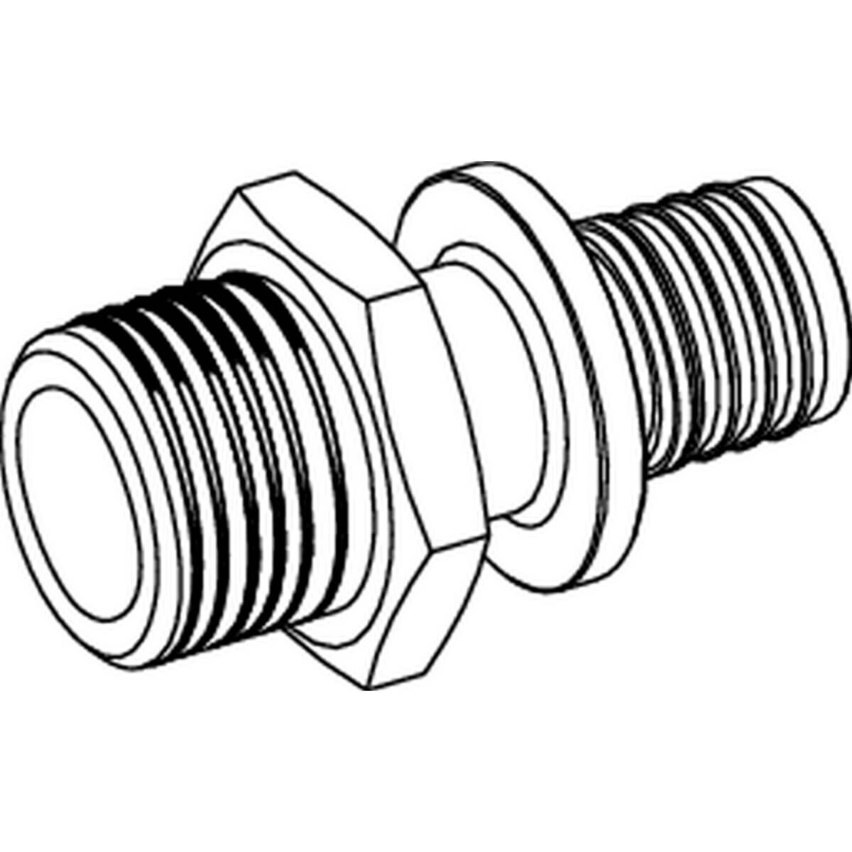 Tece Übergangsnippel TECEflex 25 mm x R 1 Siliziumbronze