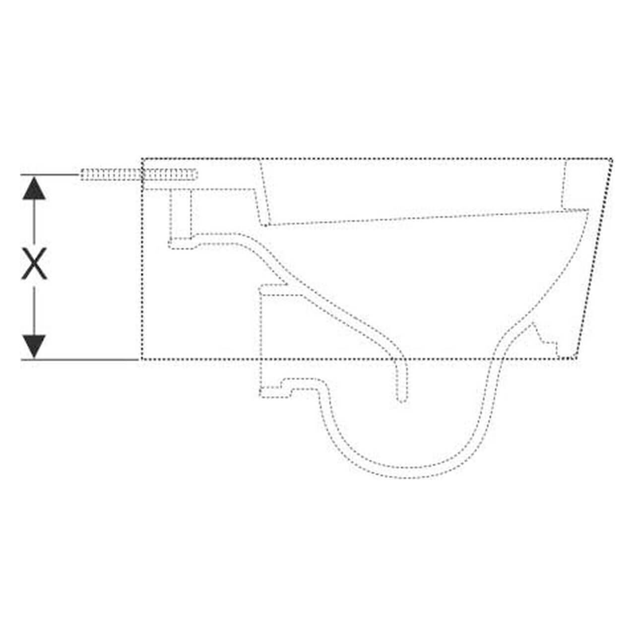 Geberit - Abstützungsset - Duofix 2 Stück verzinkt