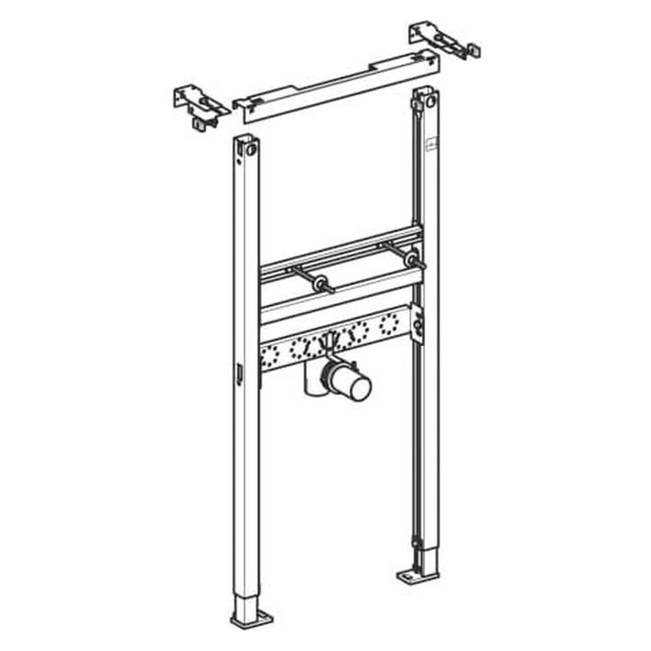 Geberit Waschtischelement Duofix Basic BH 112 cm
