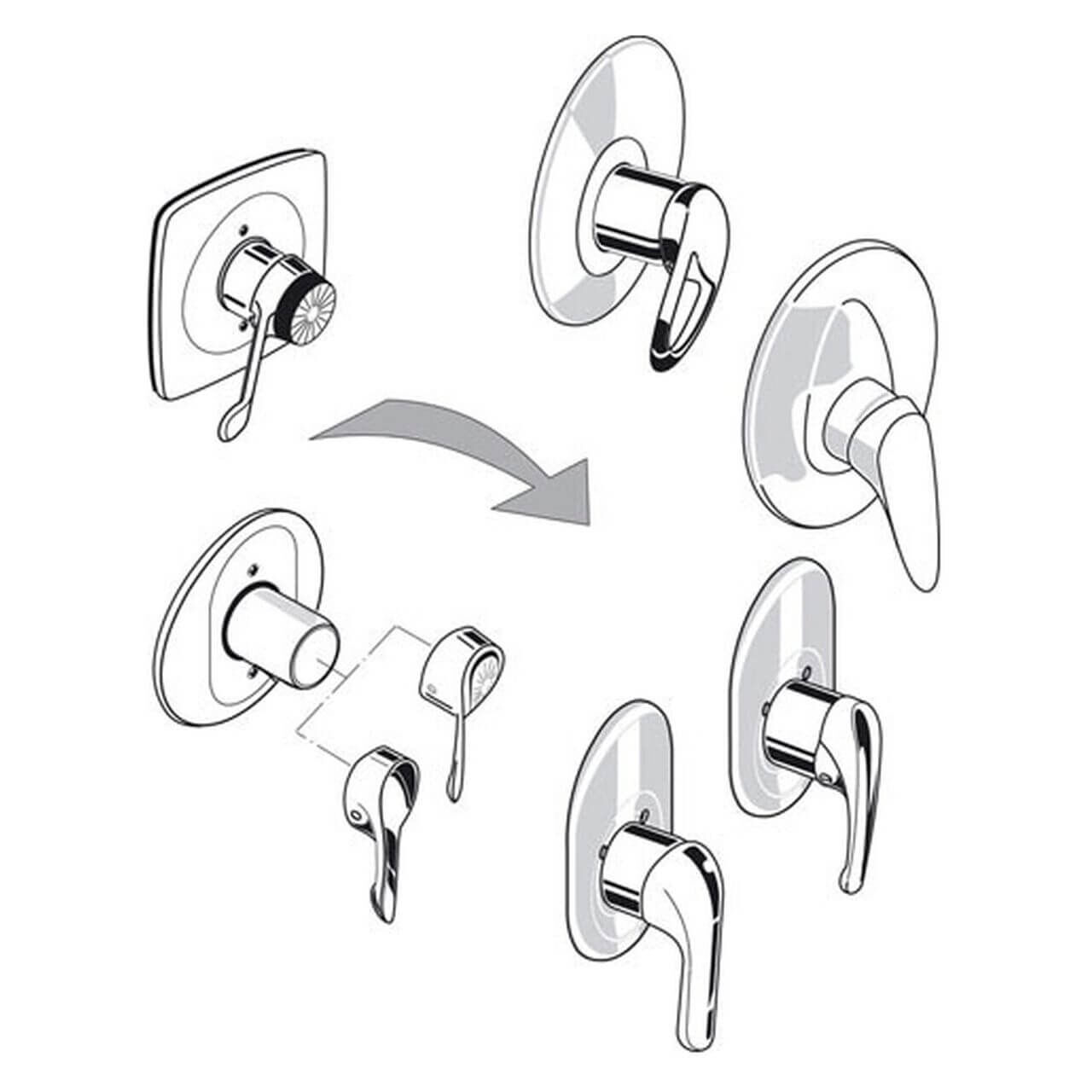 Ideal Standard - Renovierungsset | UP-Bausätze