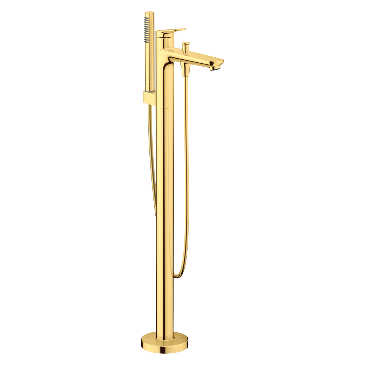 Duravit Badewannenarmatur Wave Bodenstehend Gold poliert
