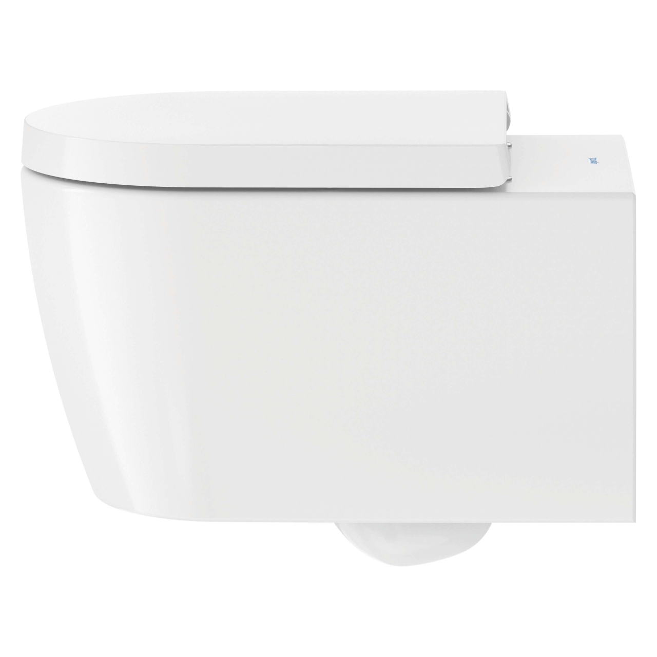 Duravit Wand-Tiefspül-WC Set Me by Starck HygieneFlush Rimless mit WC-Sitz Weiß