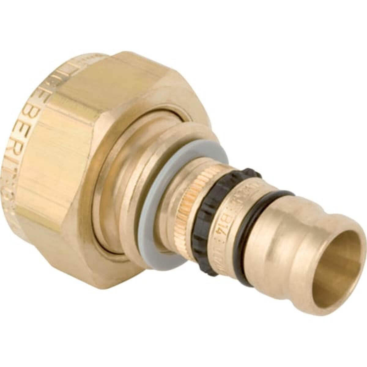 Geberit Übergang Mepla Ø 20 mm x G 3/4 mit Überwurfmutter Rotguss