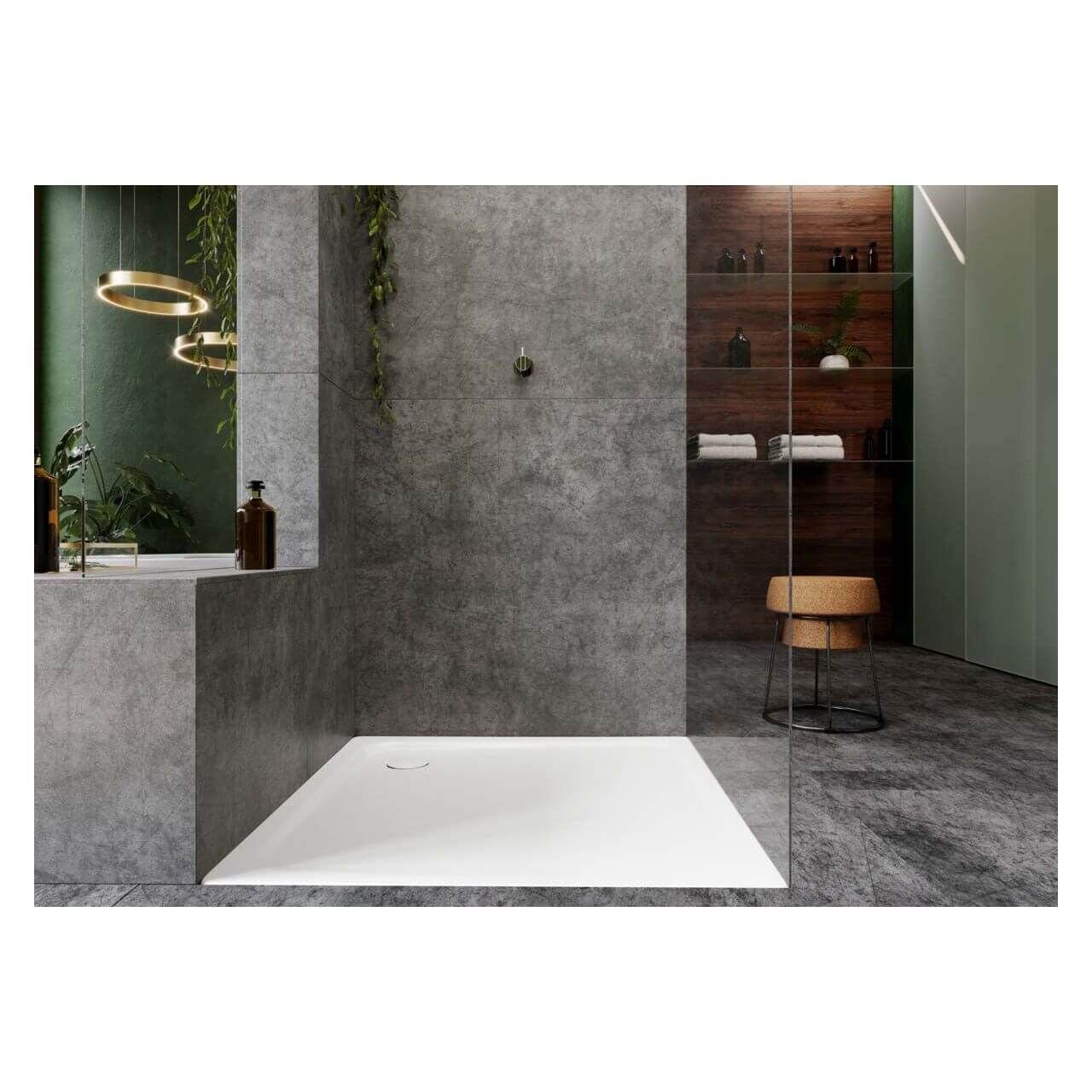 Kaldewei Duschwanne Superplan Classic 90x100 cm Weiß (430400010001)