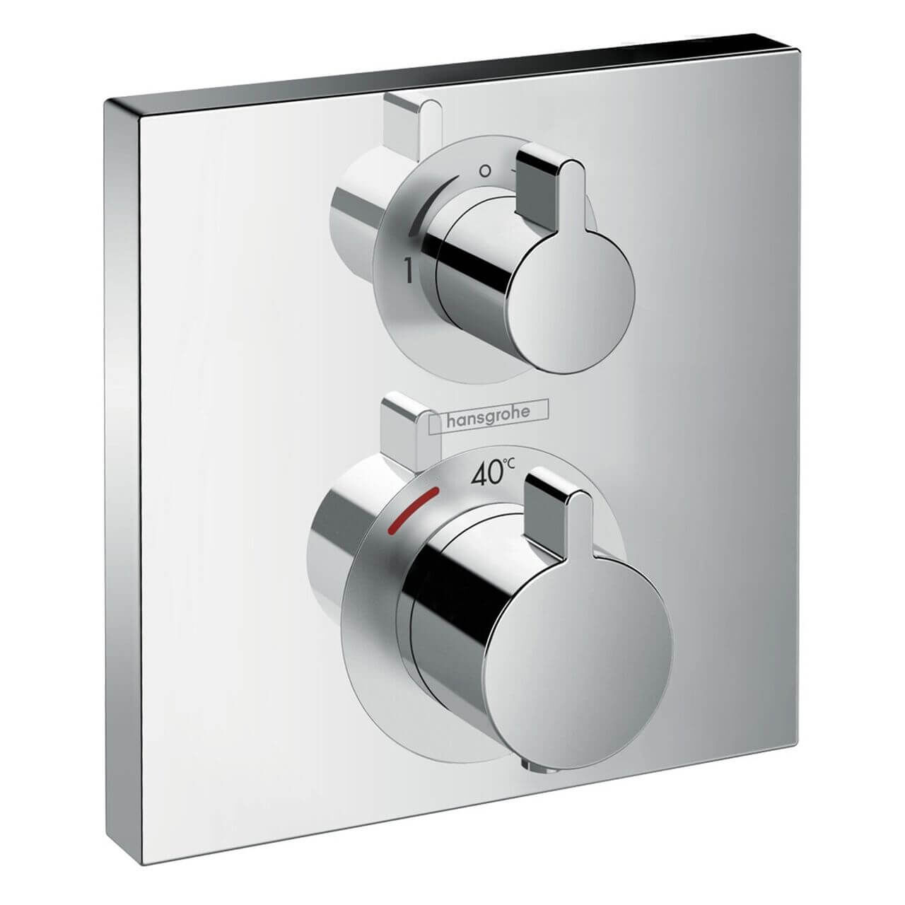 Hansgrohe Unterputz-Thermostat Ecostat Chrom für 2 Verbraucher (15714000)