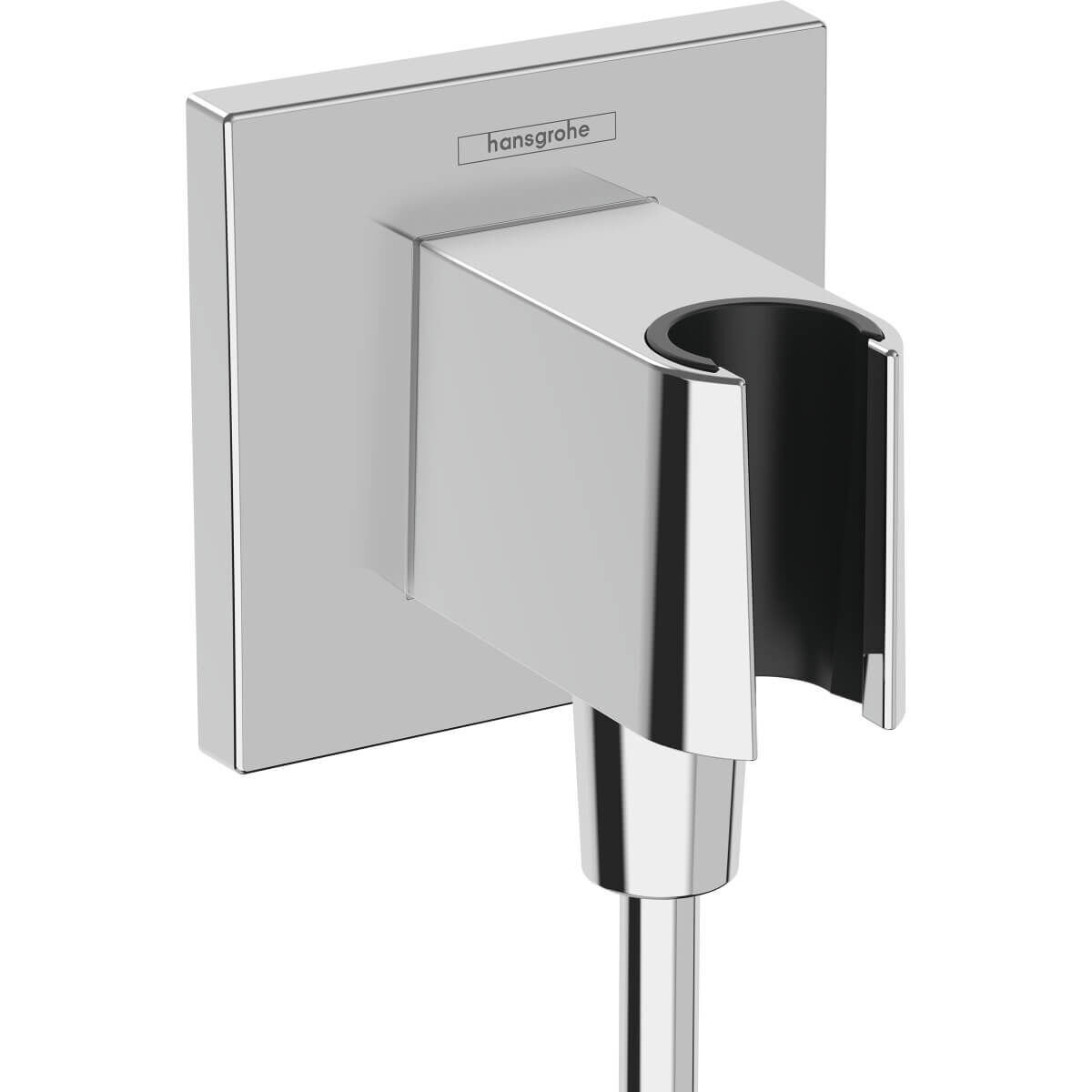 Hansgrohe Wandanschluss Fixfit E Chrom mit Halter
