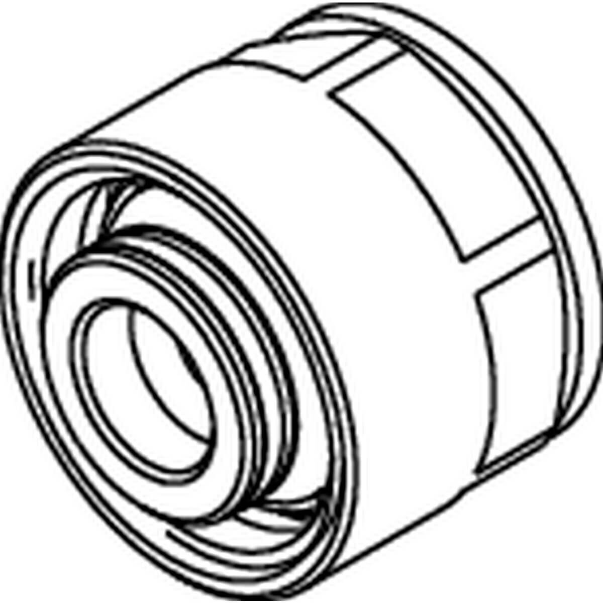 Tece Klemmverschraubung TECEflex 16 mm x 3/4" AG Eurokonus für MV-Rohr