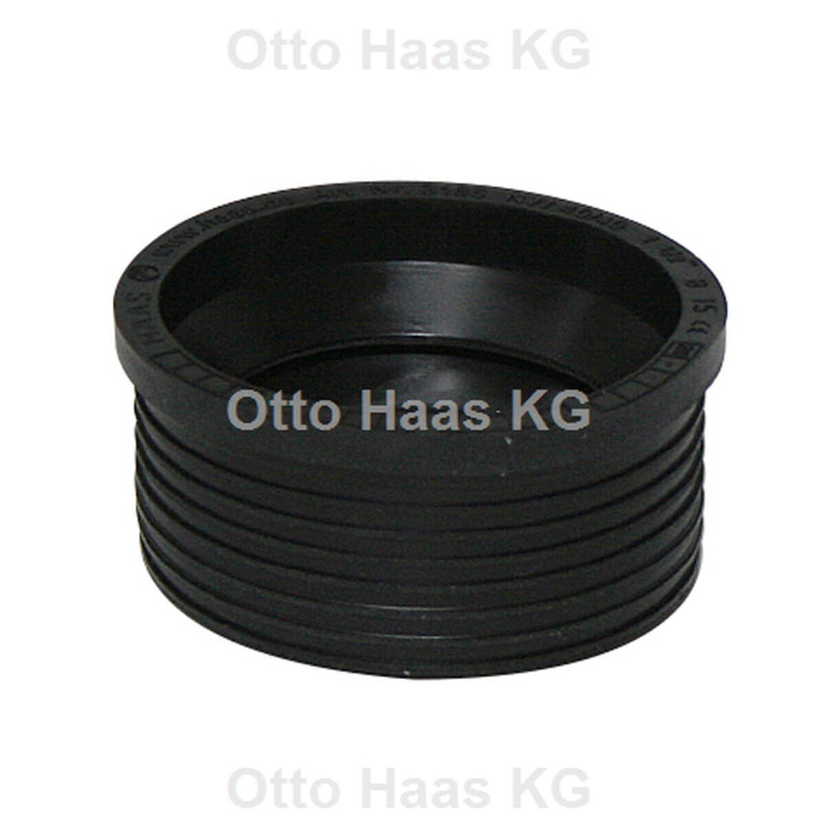 Haas Gummi-Manschette DN 40/50 36 x 50 x 22 mm EPDM schwarz für SML-Winkel
