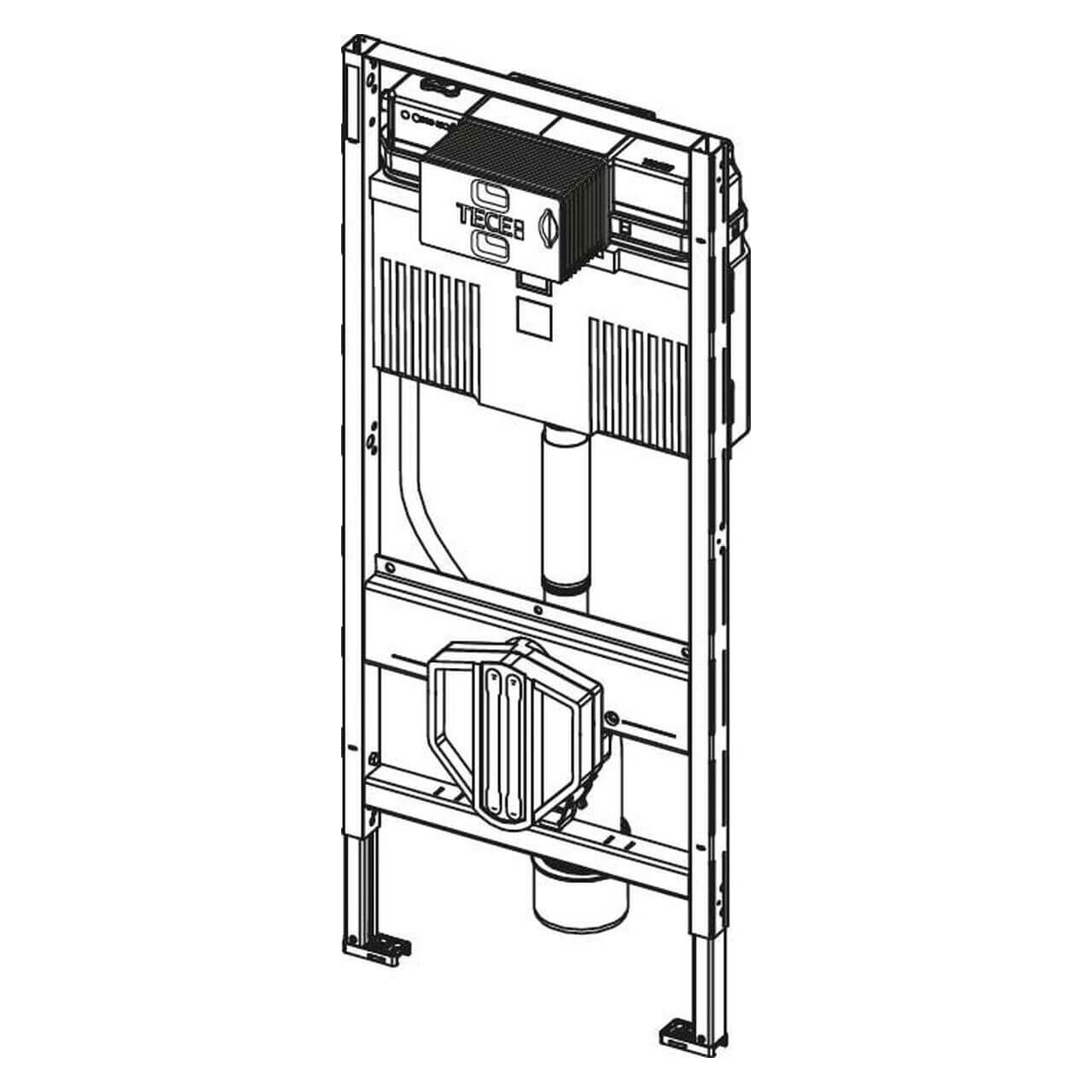Tece WC-Modul Teceprofil 1120 mm mit Spülkasten