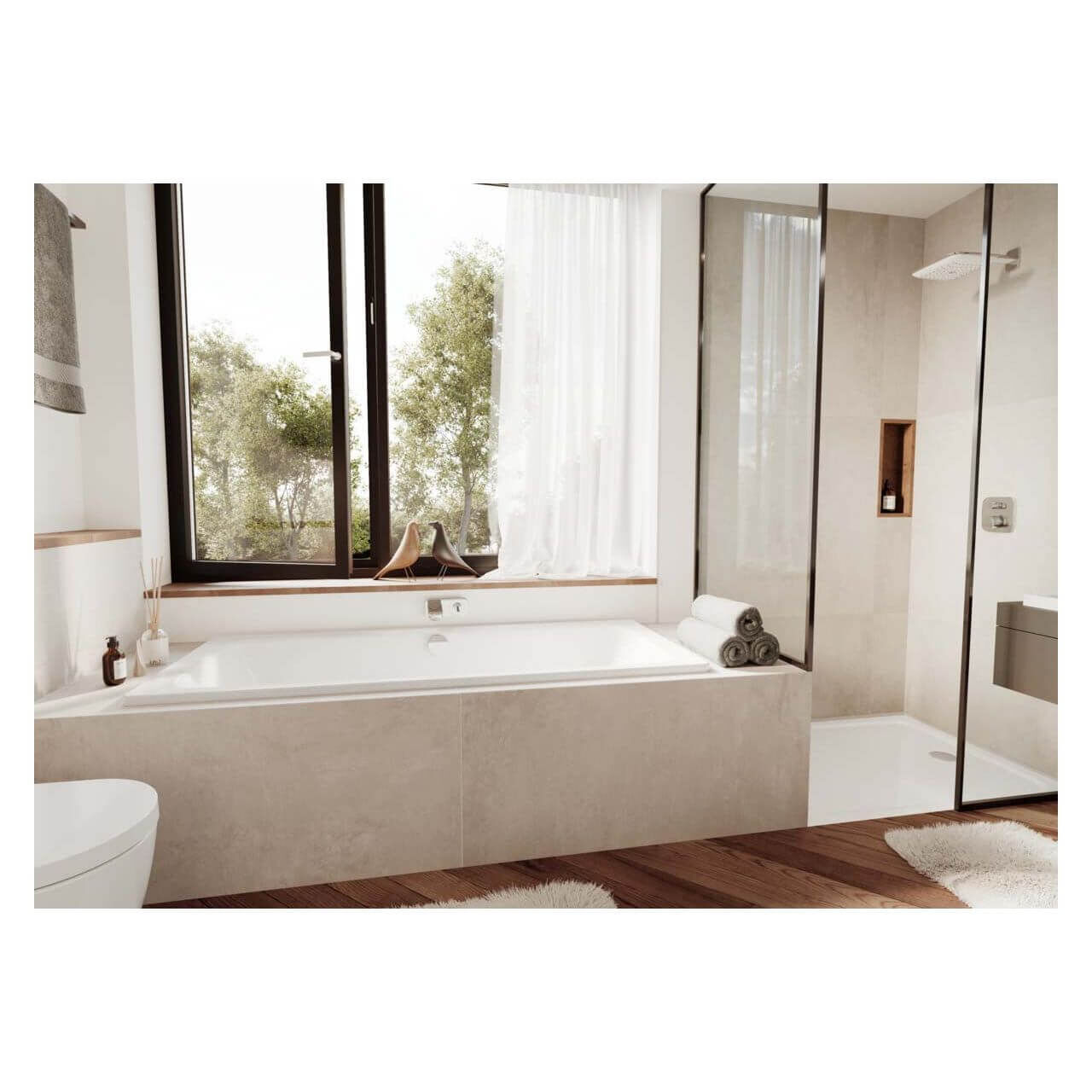 Kaldewei Badewanne CAYONO DUO 180x80 cm Weiß