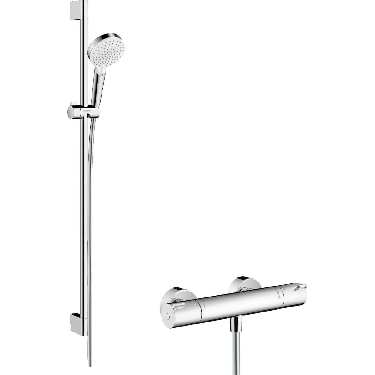 Hansgrohe Brauseset Crometta mit Ecostat 1001 CL