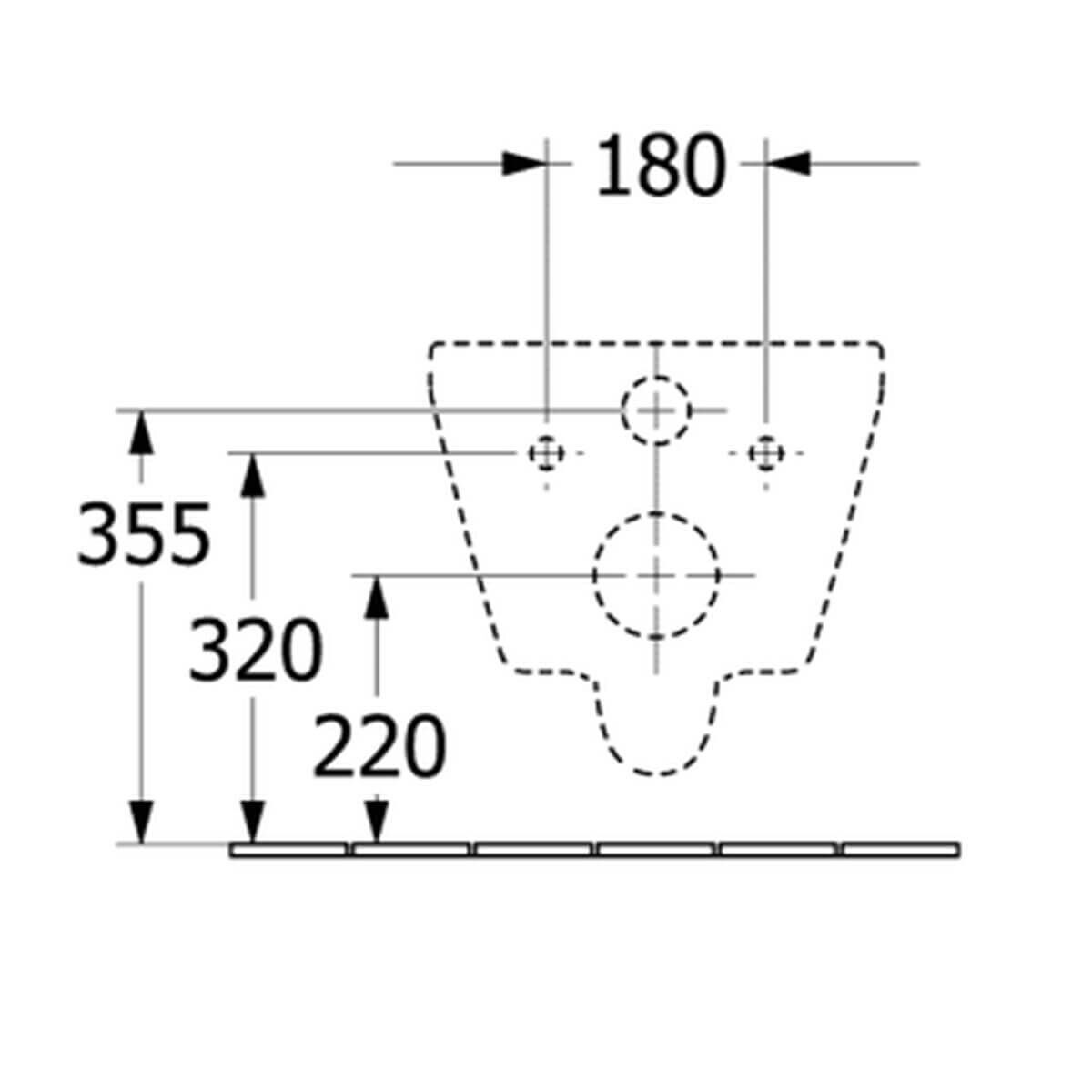 Villeroy & Boch Combi-Pack WC TwistFlush Architectura 37x53 cm weiß