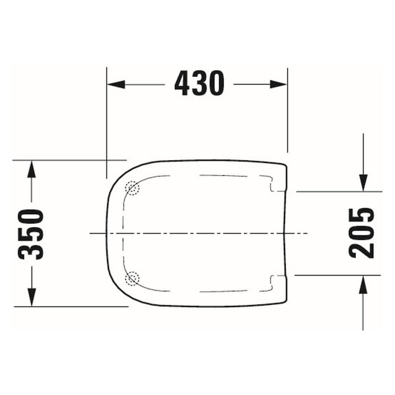 Duravit WC-Sitz D-Code ohne Absenkautomatik Weiß (0067310000)