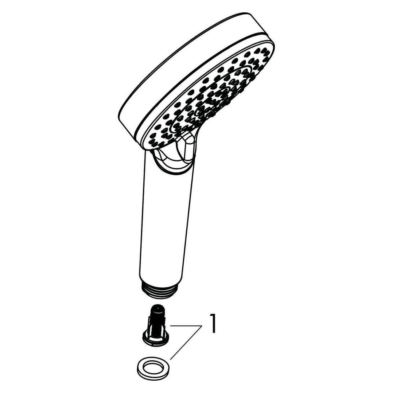 Hansgrohe Handbrause Crometta Vario Chrom