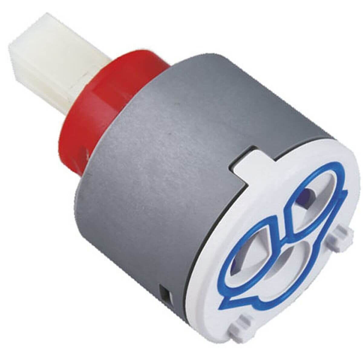 Beitz & Walz AQVAZONE Kartusche 40 mm - flach mit 2 Zapfen und Durchflussbegrenzer