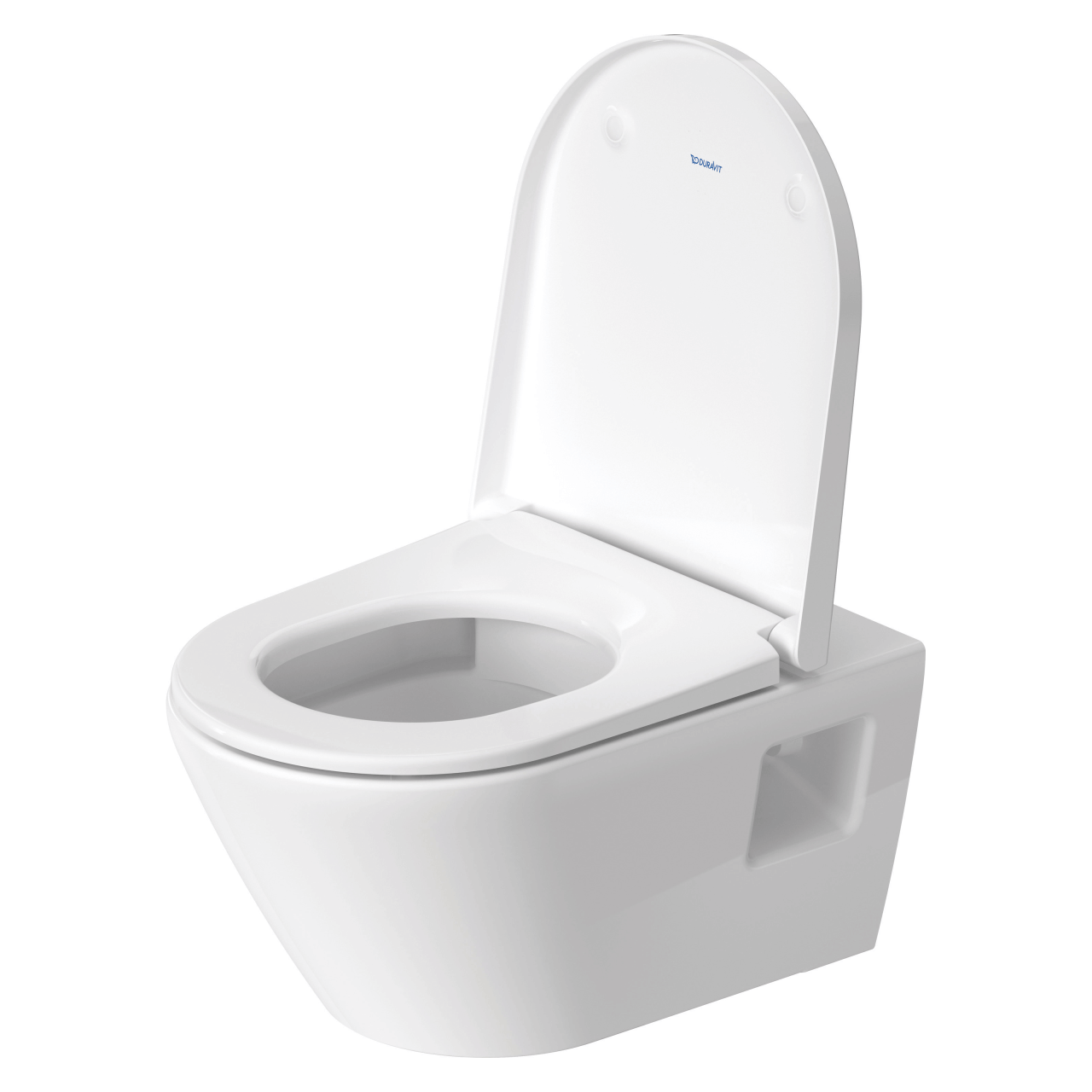 Duravit - Wand-Tiefspül-WC-Set - D-Neo Rimless Weiß | WC-Sitz | Absenkautomatik