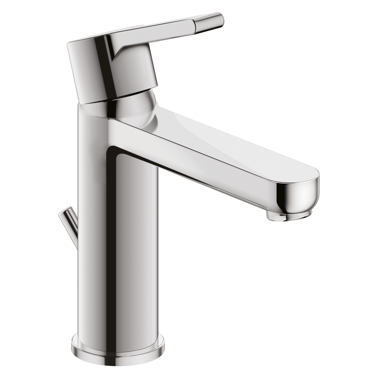 Duravit Waschtischarmatur M B.2 Chrom 139 mm mit Zugstangen-Ablaufgarnitur