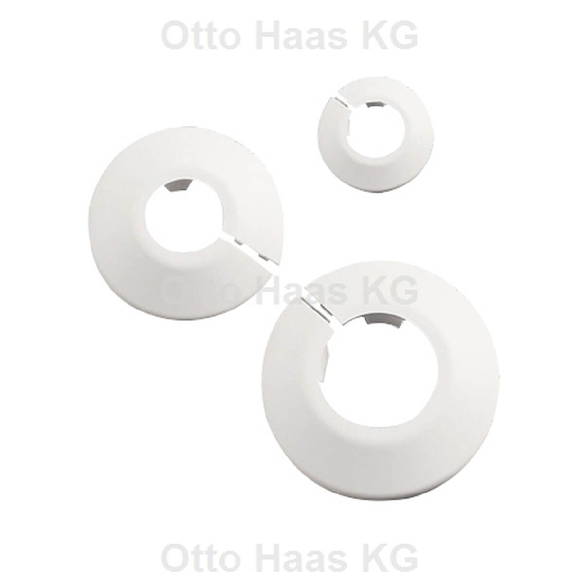 Haas Klapprosette 72 x 35 mm weiß für Heizkörper