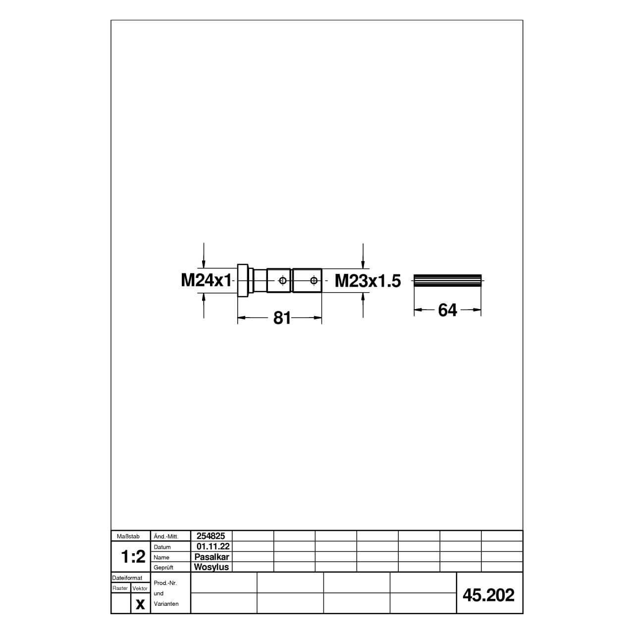 Grohe Grundkörper-Verlängerung 80 mm für UP-Ventile