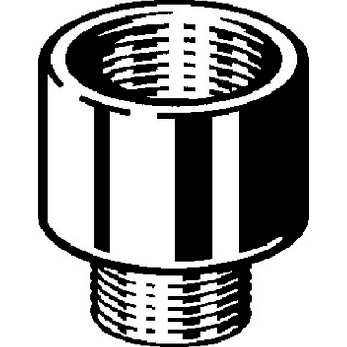 Viega Reduzierstück 3242 R 3/8 x Rp 3/4 Rotguss