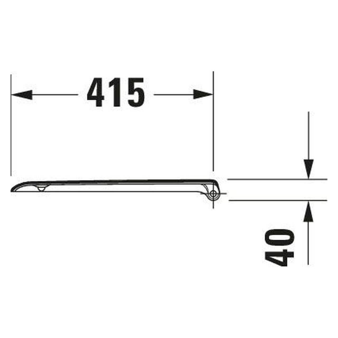 Duravit WC-Sitz D-Code ohne Absenkautomatik Weiß (0067310000)