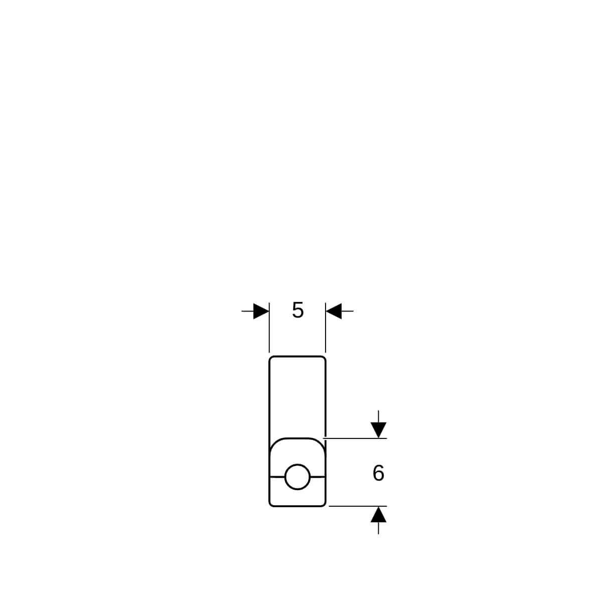 Geberit Metallrohr-Bogen FlowFit Ø 16/15 mm x G 3/4 300 mm 90°