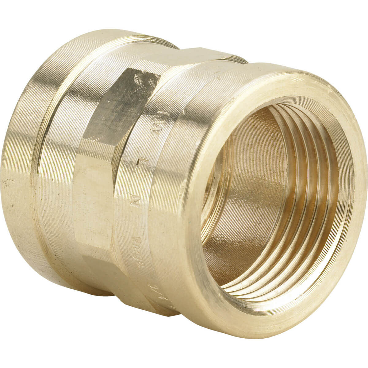 Viega Muffe 3270 Rp 1/2 Rotguss verchromt