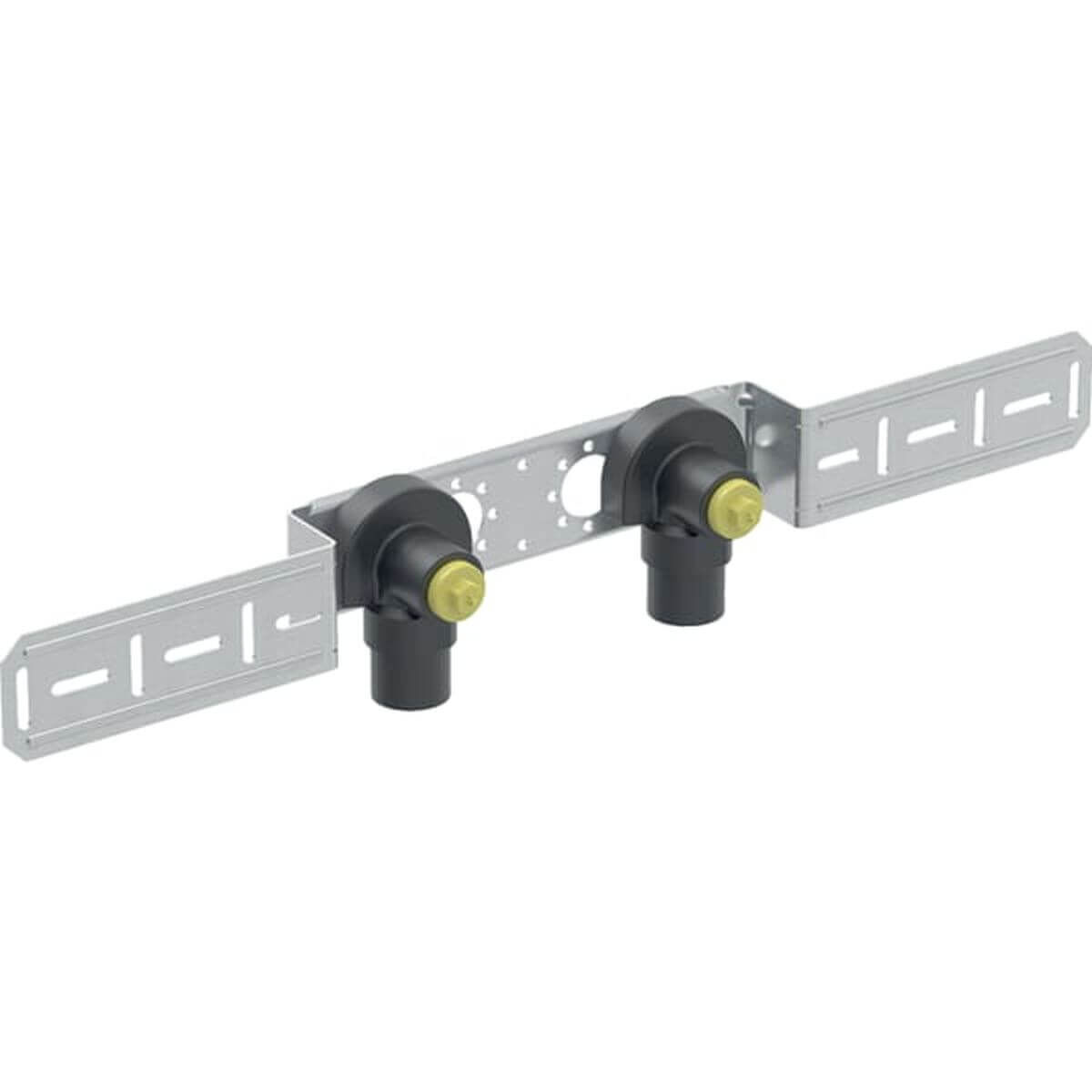 Geberit Anschlusswinkel Mepla Ø 16 mm x Rp 1/2 x 52 mm 90° zweifach