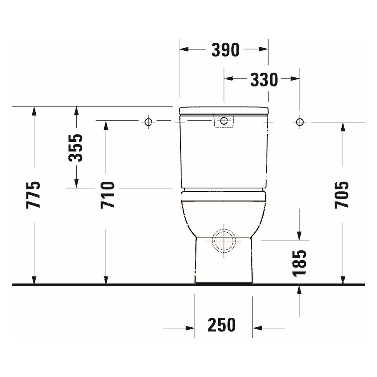 Duravit Stand-Tiefspül-WC Kombi No.1 36,5x65 cm 6 l waagerechter Abgang Rimless Weiß (2182090000) – jetzt bei Meds24 Duravit Stand-Tiefspül-WC Kombi No.1 36,5x65 cm 6 l waagerechter Abgang Rimless Weiß (2182090000)