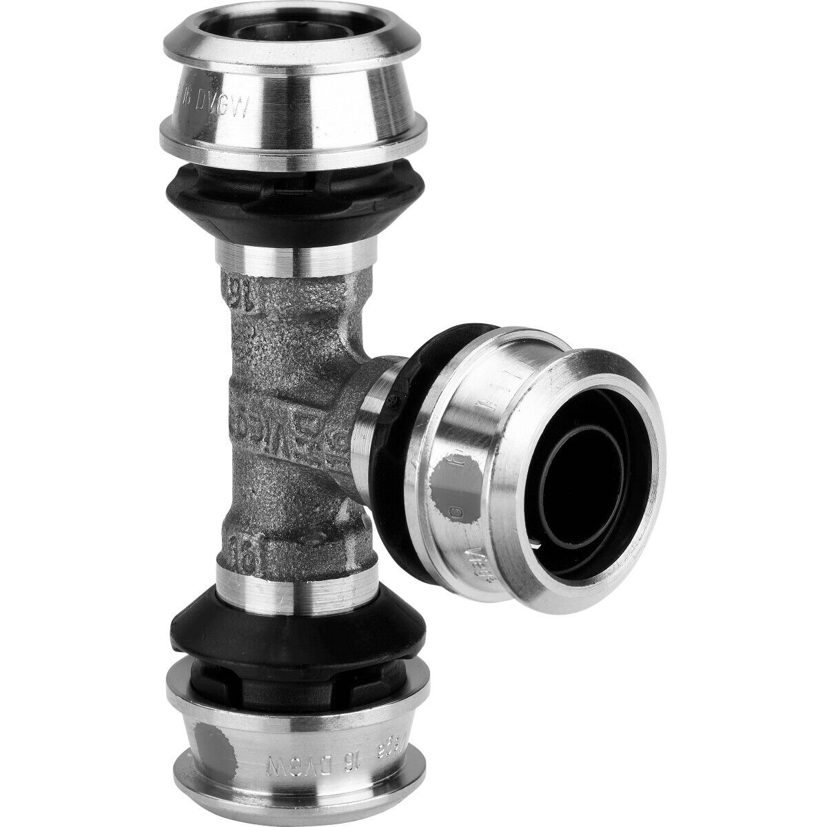 Viega T-Stück Raxofix 5318 16 x 20 x 16 mm mit Siliziumbronze