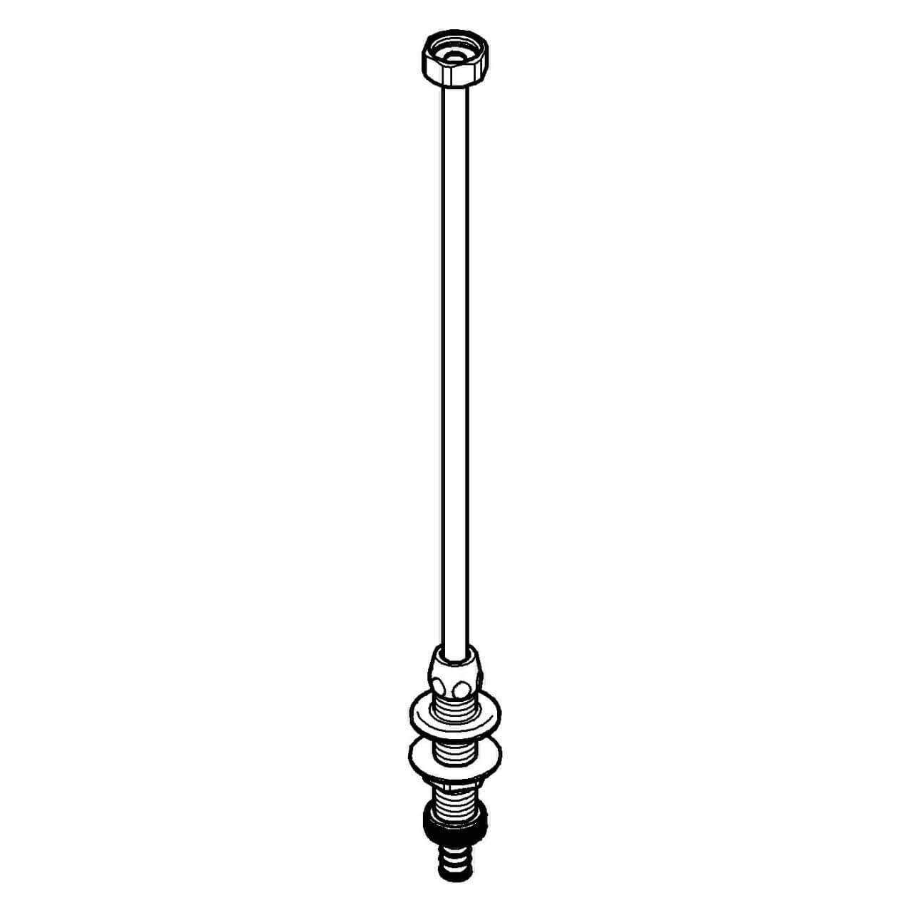 Grohe WAS-Spülendurchführung 1/2", verstellbar 7 cm Chrom