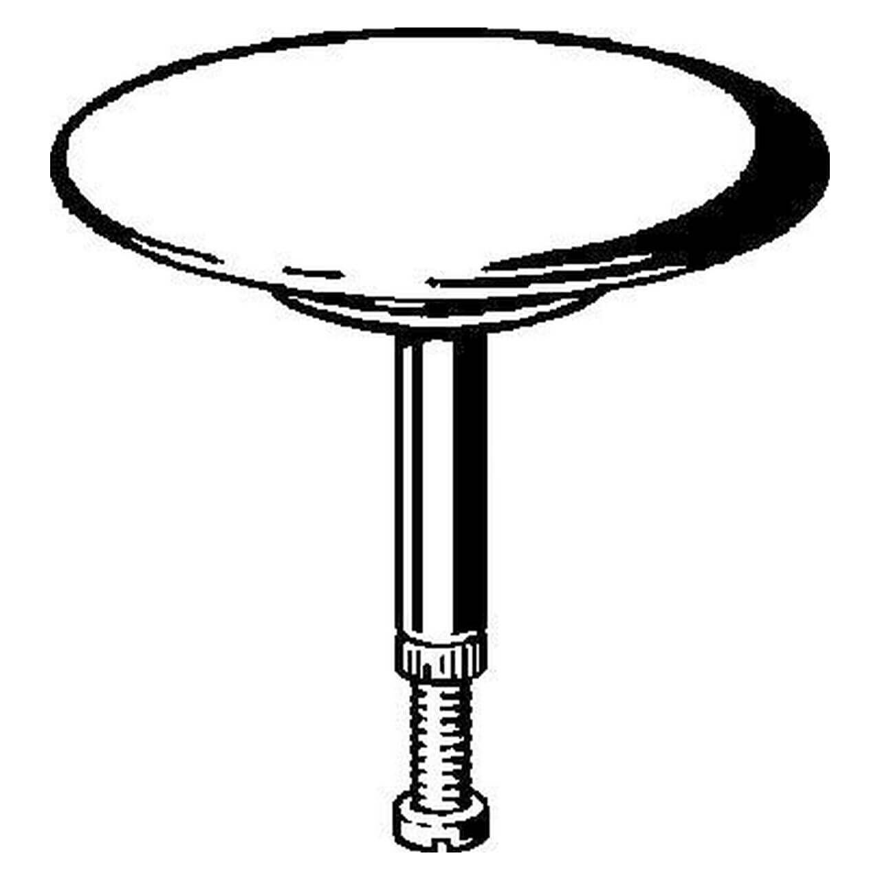 Viega Ventilkegel Kunststoff Chrom für Multiplex/Multiplex Trio