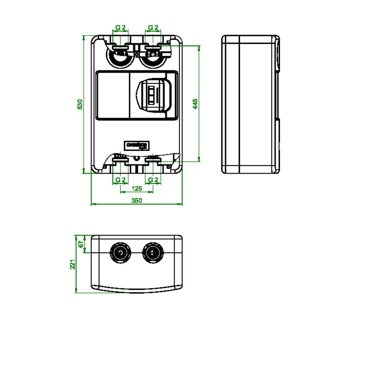 Oventrop Anbindsyst Regumat M3-180 DN 32 ohne Pumpe