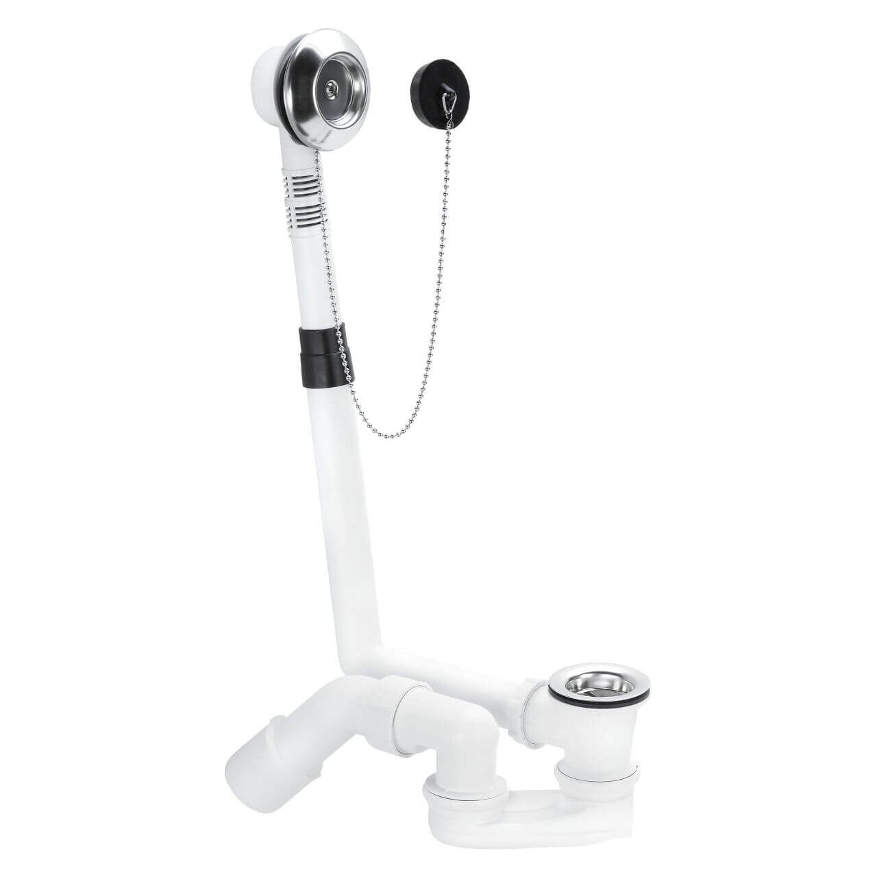 Viega Ab-/Überlaufgarnitur Citaplex Chromnickelstahl