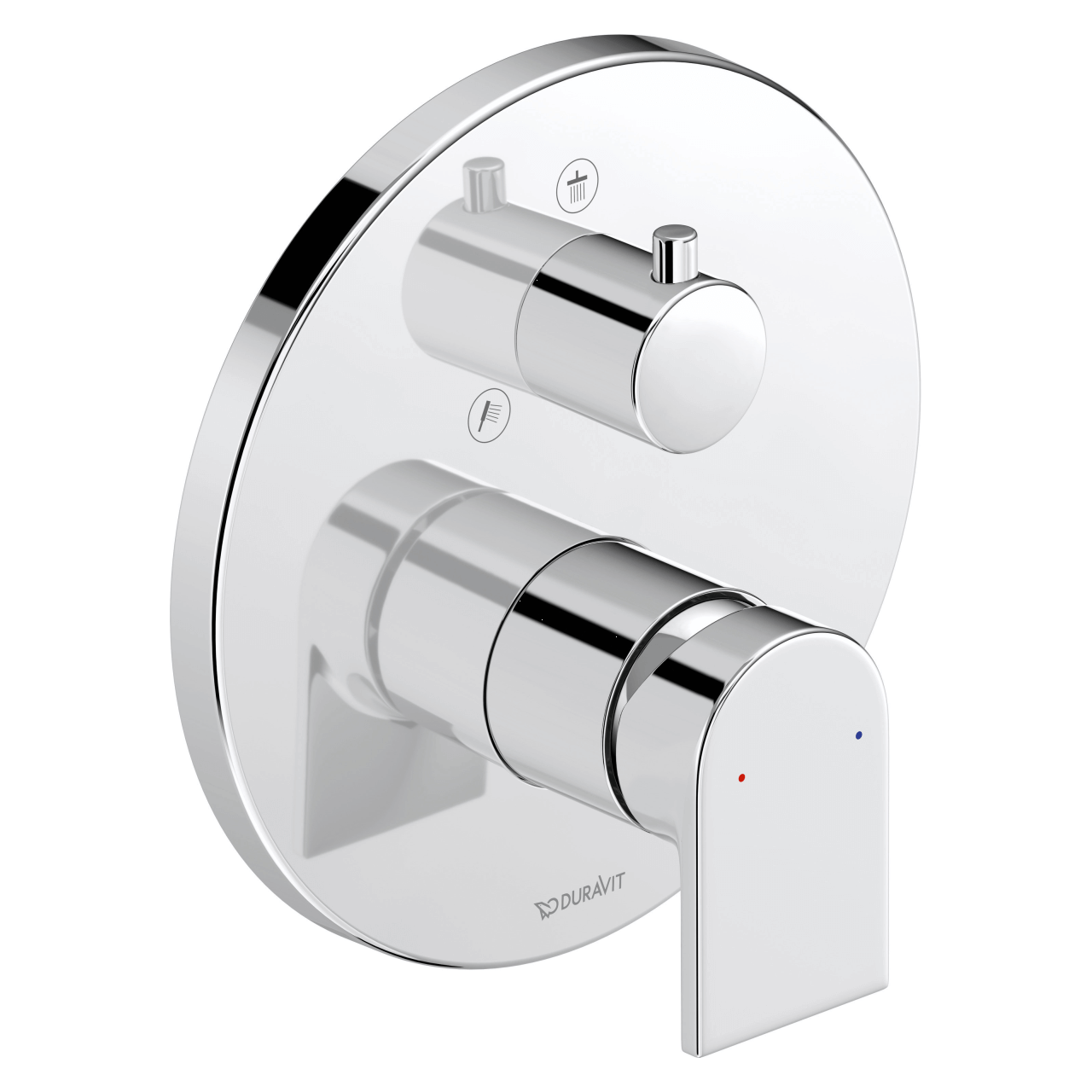Duravit Brausearmatur Tulum UP Chrom mit Umstellung (TU4210012010)