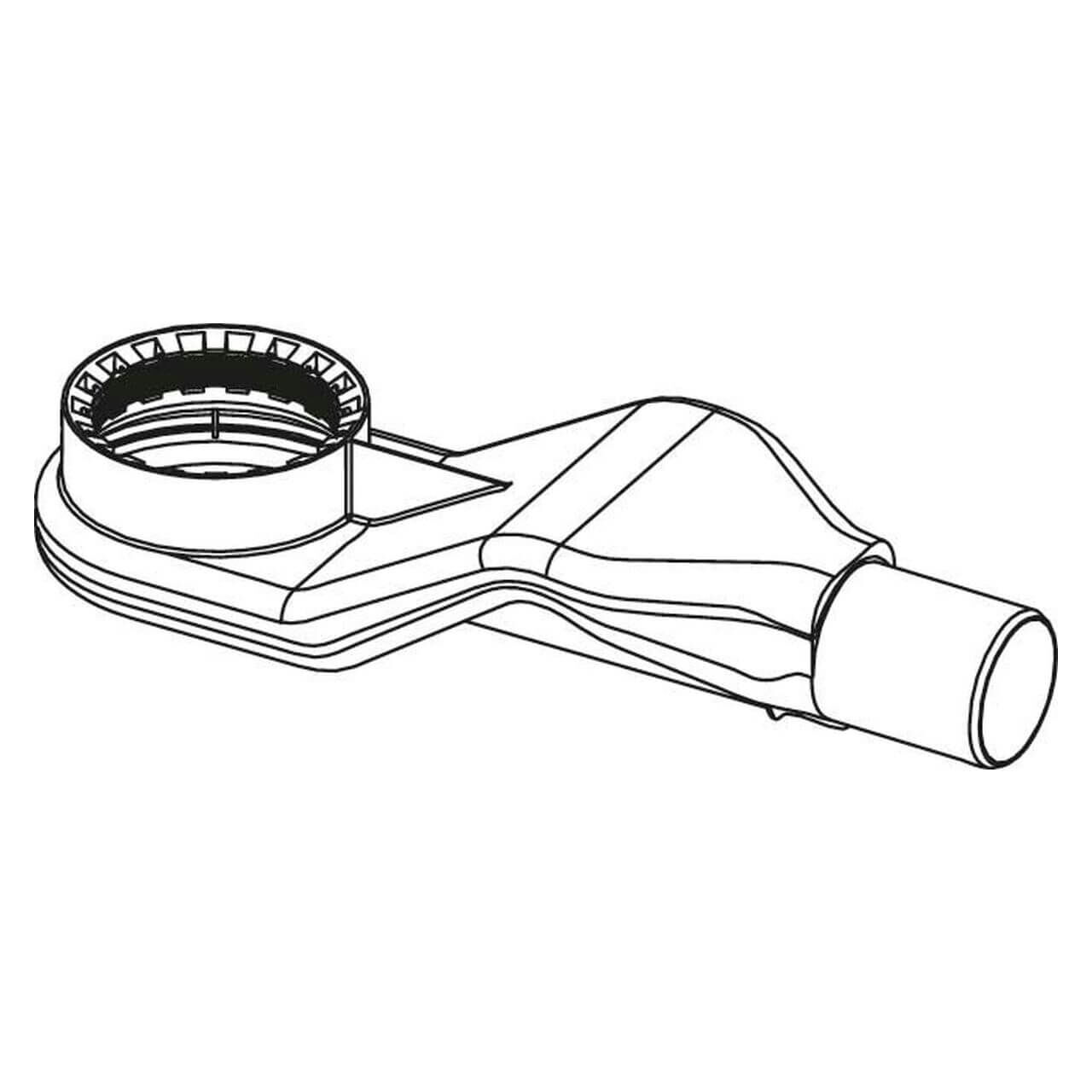 Tece Duschablauf Tecedrainline DN 40 Superflach Seitlicher Auslauf