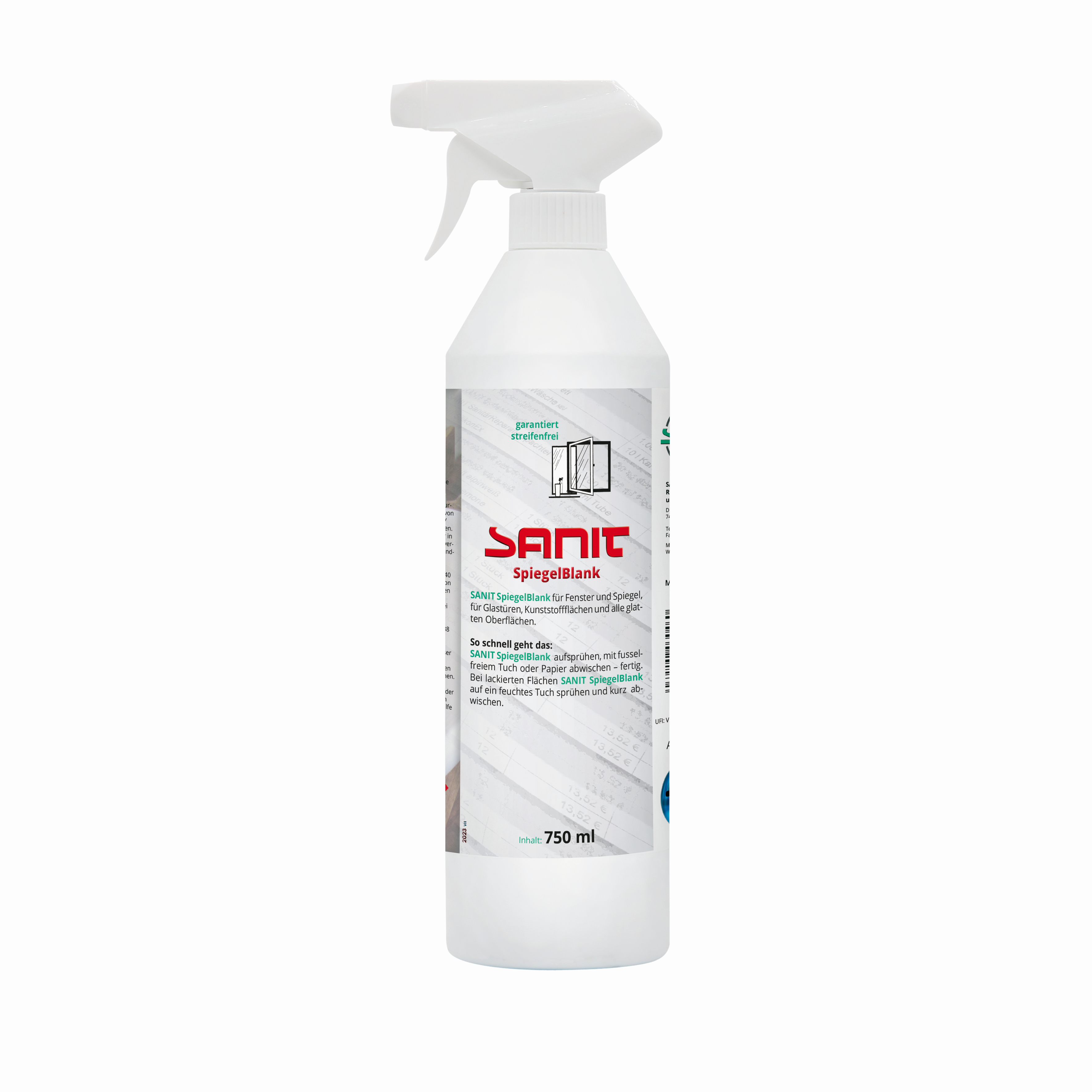 Sanit Reiniger SpiegelBlank 750 ml
