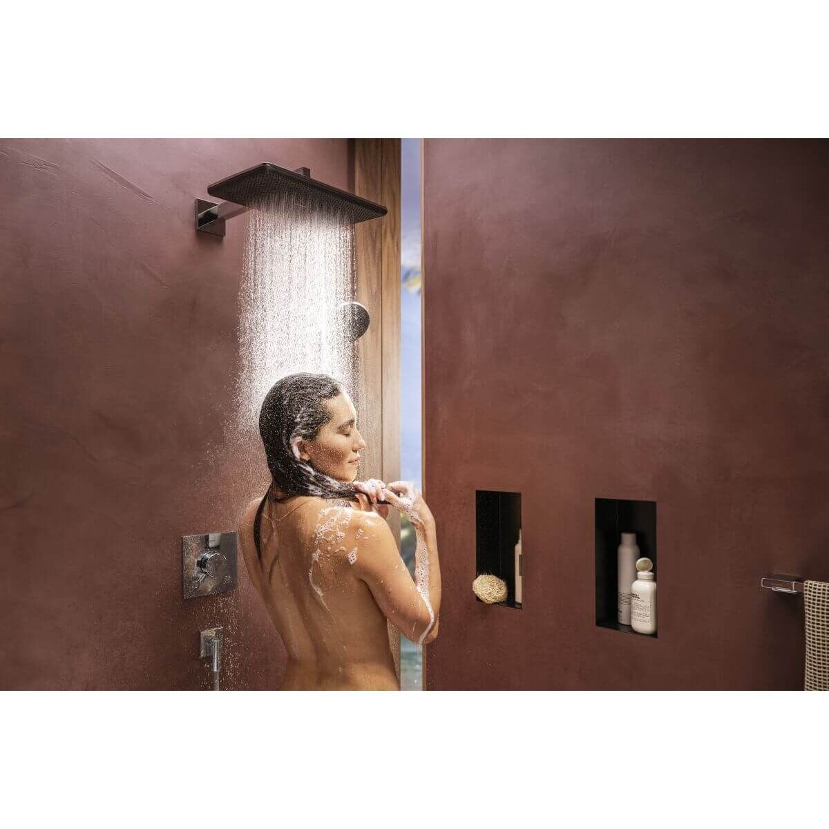 Hansgrohe Thermostat Ecostat Comfort E UP für 2 Verbraucher 24 l/min chrom