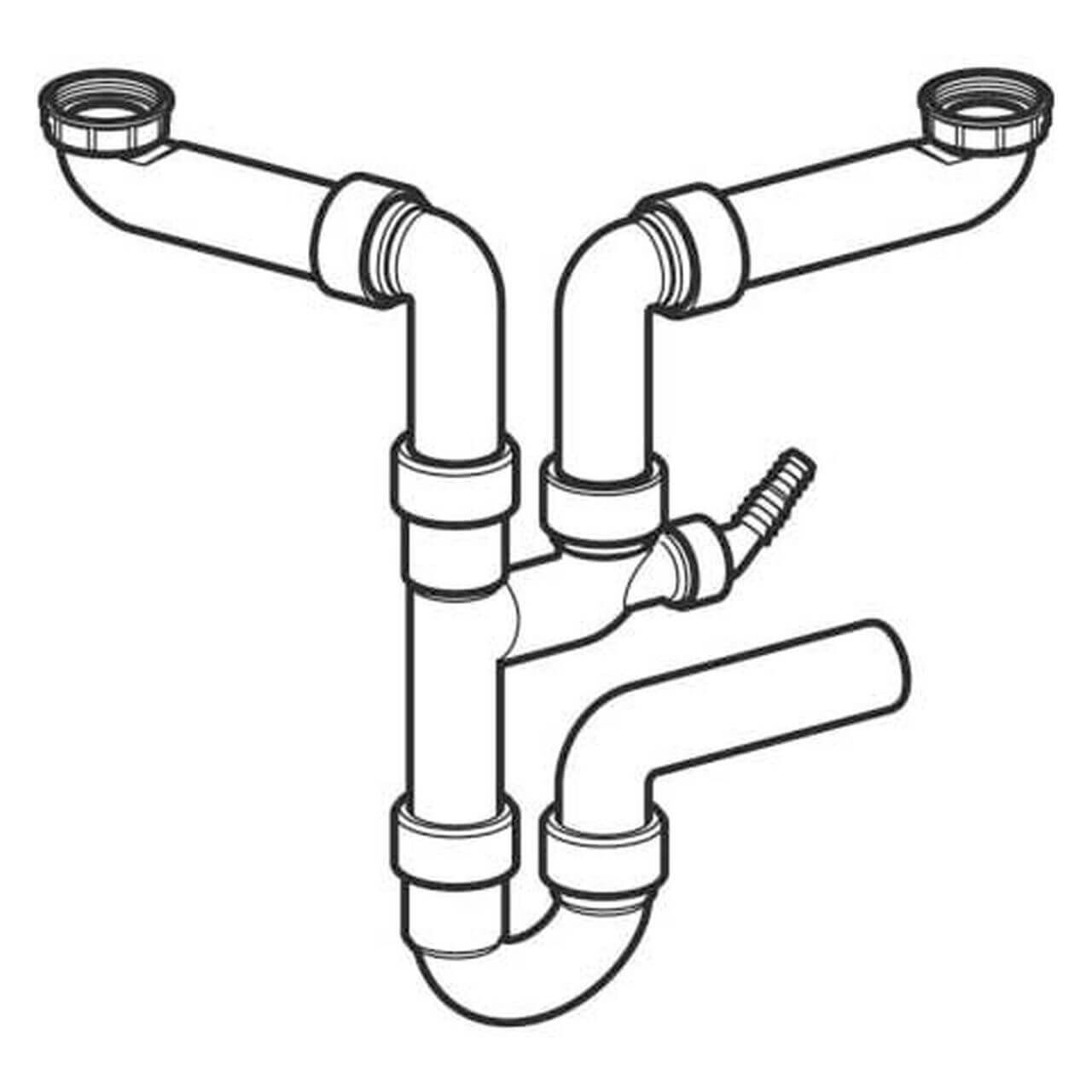 Geberit Rohrbogengeruchsverschluss G1 1/2 x 40 mm horizontal (152886111) – jetzt bei Meds24 Geberit Rohrbogengeruchsverschluss G1 1/2 x 40 mm horizontal (152886111)