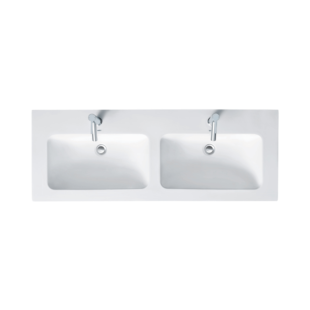 Duravit Doppelwaschtisch Me by Starck 130x49 cm Weiß 2 Hahnlöcher WonderGliss (23361300001) – jetzt bei Meds24 Duravit Doppelwaschtisch Me by Starck 130x49 cm Weiß 2 Hahnlöcher WonderGliss (23361300001)