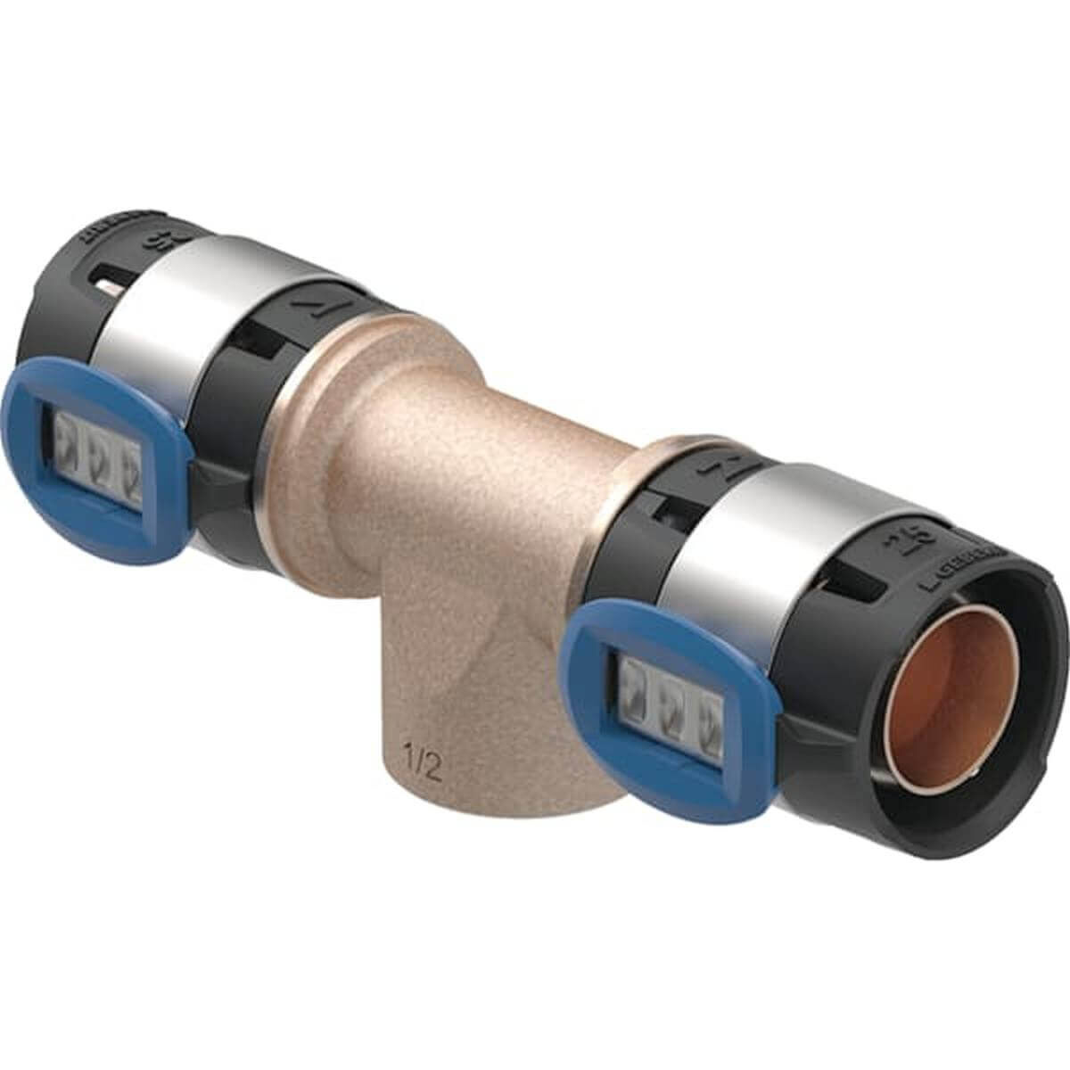 Geberit T-Stück FlowFit 32 mm x Rp 1/2 x 32 mm mit Innengewinde